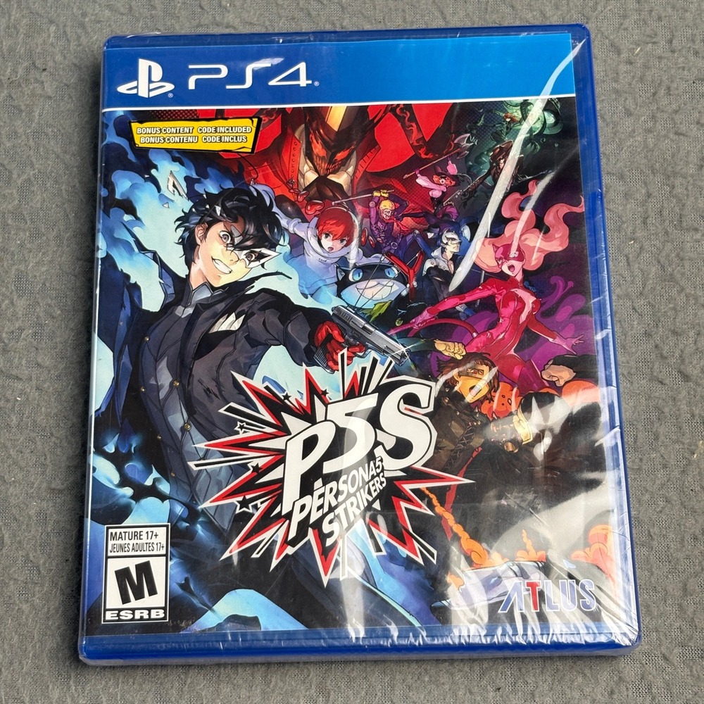 Persona 5 Strikers PS4 Video Game New Sealed Atlus PlayStation 4 P5S Action RPG